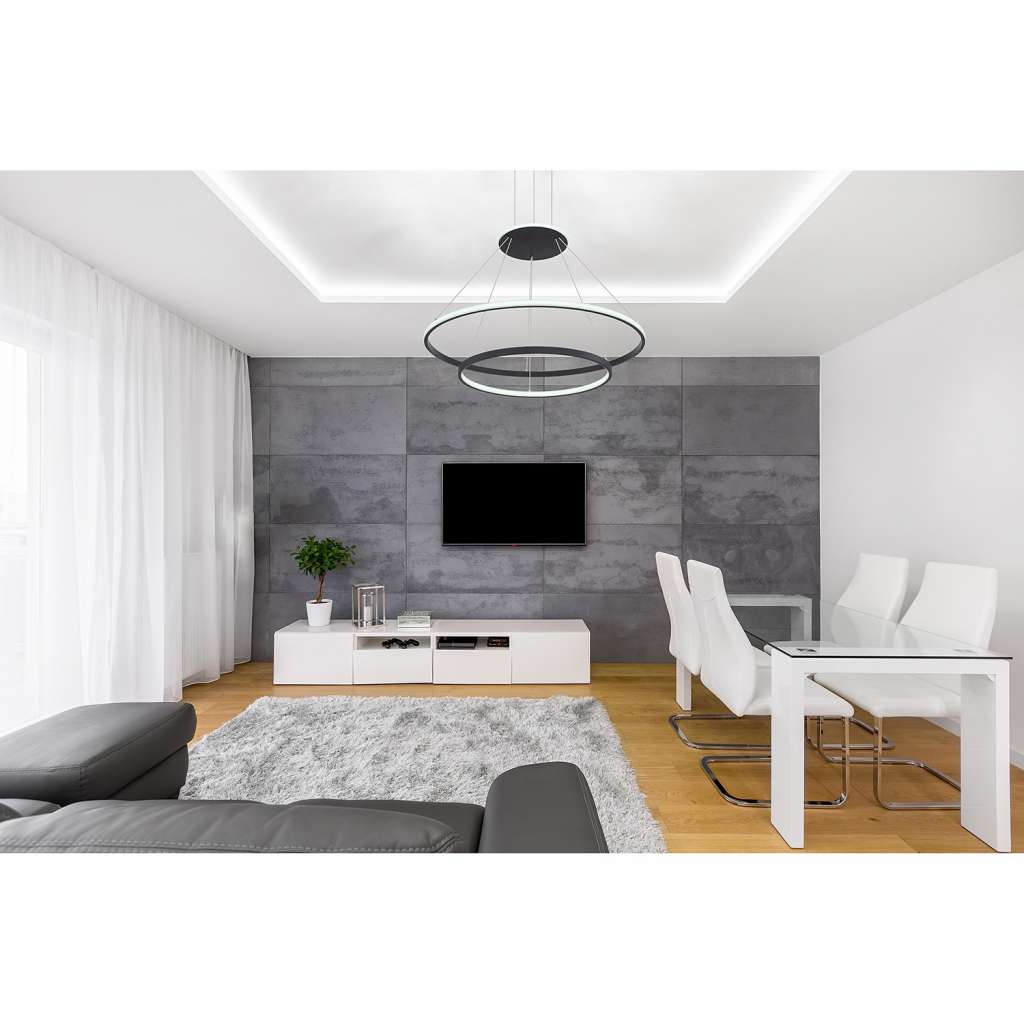 home24 LED-Pendelleuchte Levana II