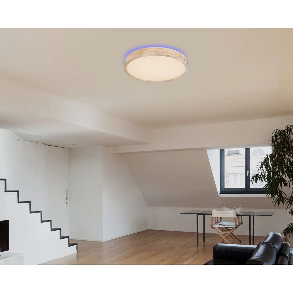 home24 LED-Deckenleuchte Leanara II