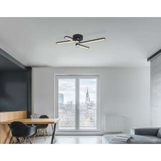 home24 LED-Deckenleuchte Toppole