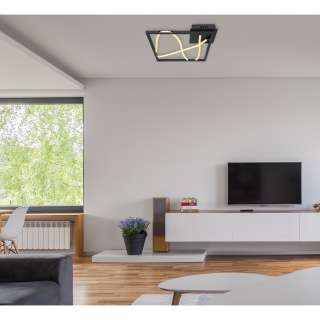 home24 LED-Deckenleuchte Kaia I
