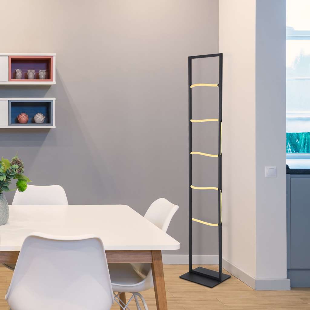 home24 LED-Stehleuchte Kaia