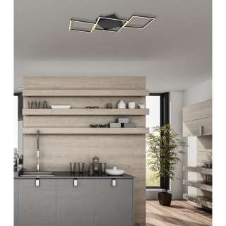 home24 LED-Deckenleuchte Kurio I