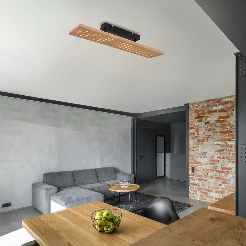 home24 LED-Deckenleuchte Dolores