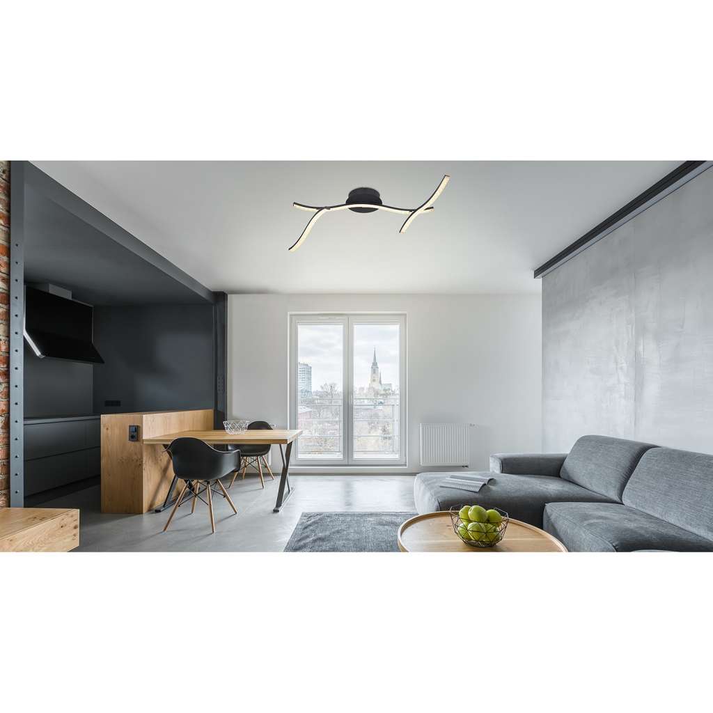 home24 LED-Deckenleuchte Jules II