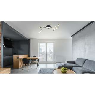 home24 LED-Deckenleuchte Jules II