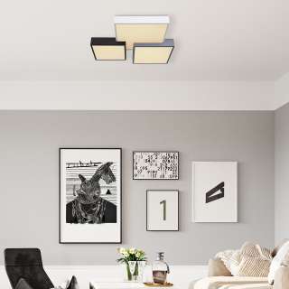 home24 LED-Deckenleuchte Danno