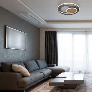 home24 LED-Deckenleuchte Nirra II