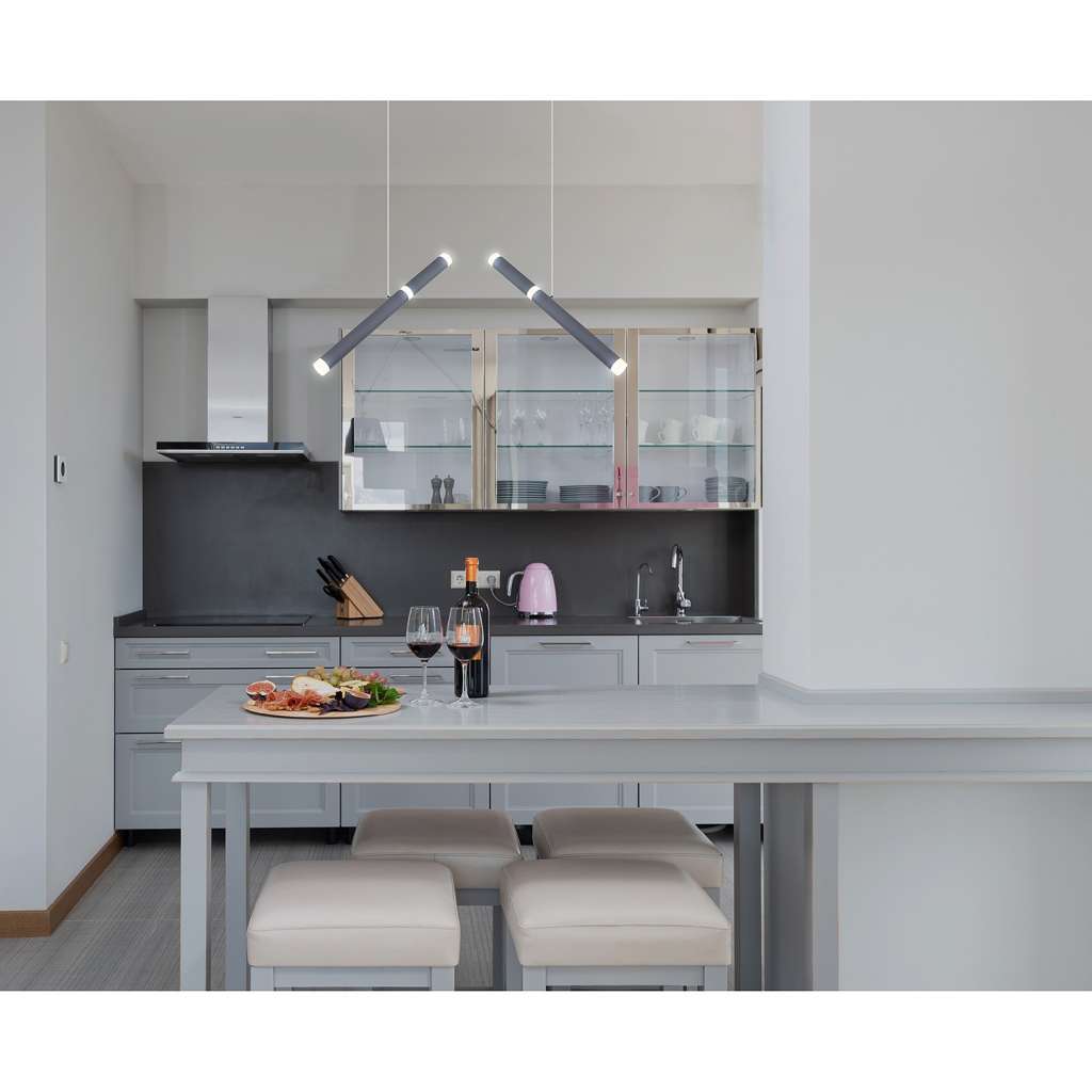 home24 LED-Pendelleuchte Kelsy III