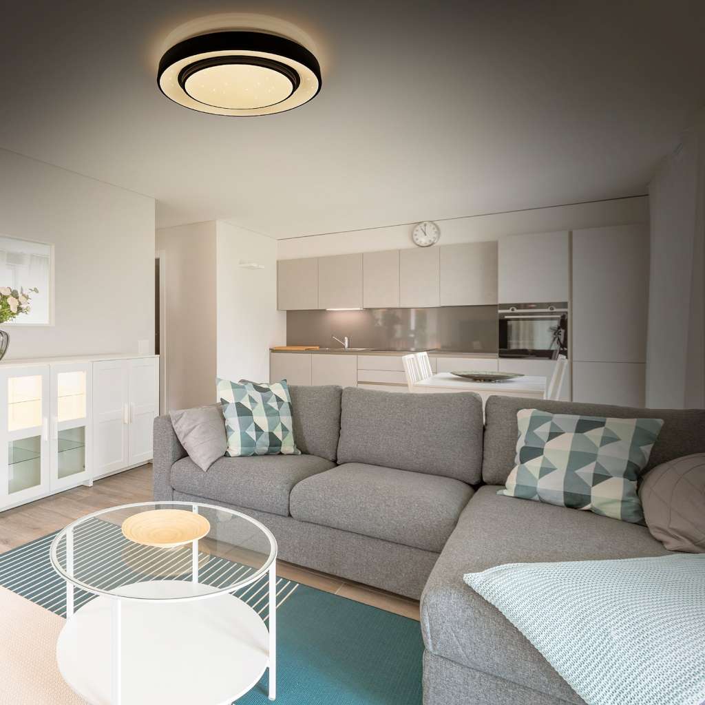 home24 LED-Deckenleuchte Monterey I