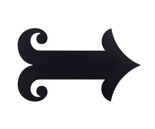 Vitra - Metal Wall Relief - Arrow - indoor