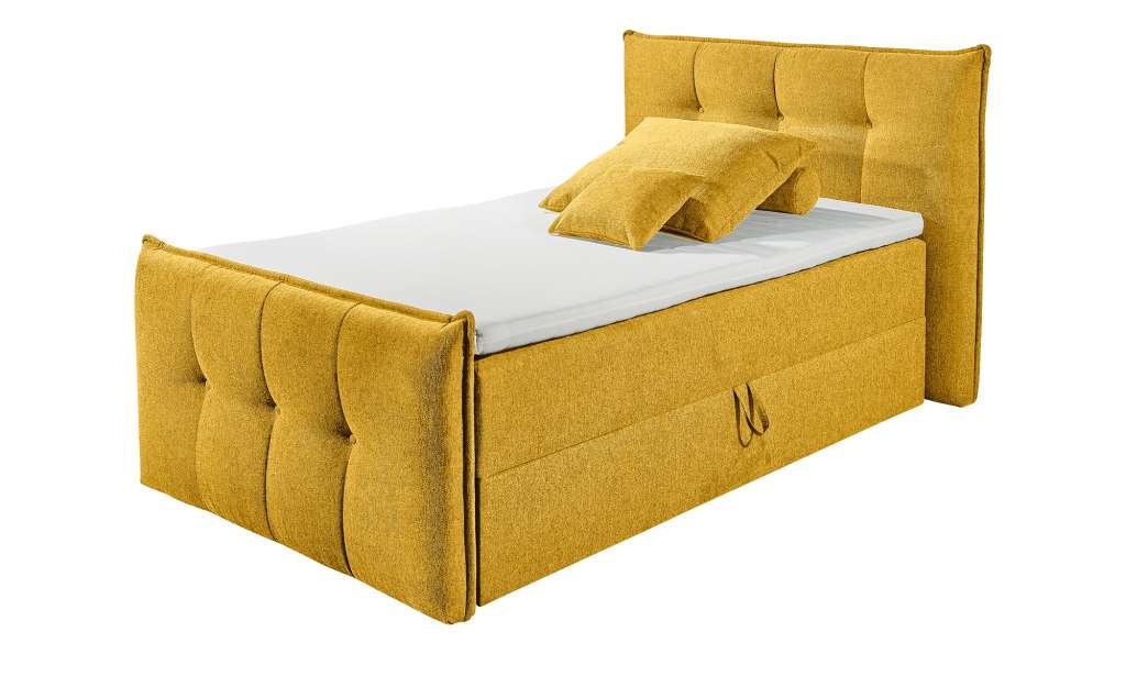 uno Polsterbett mit Bettkasten Dante ¦ gelb Betten > Polsterbetten - Höffner