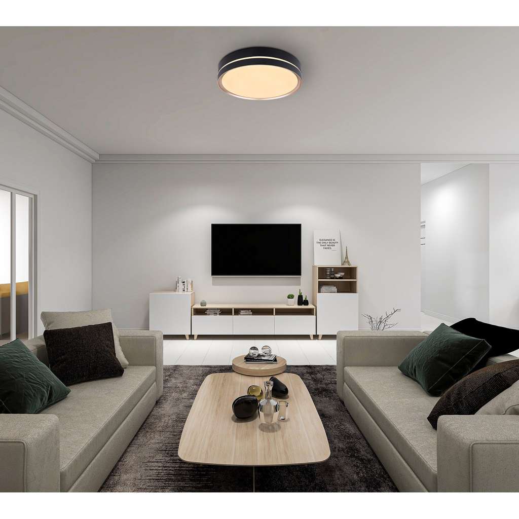 home24 LED-Deckenleuchte Manni