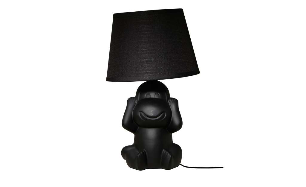 Keramik-Tischleuchte, 1-flammig, schwarz ¦ schwarz Ø: 17 Lampen & Leuchten > Innenleuchten > Tischlampen - Höffner