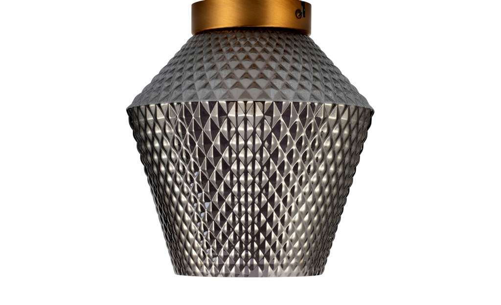 Deckenleuchte, 1-flammig, Rauchglas ¦ grau Ø: 20 Lampen & Leuchten > Innenleuchten > Deckenleuchten - Höffner