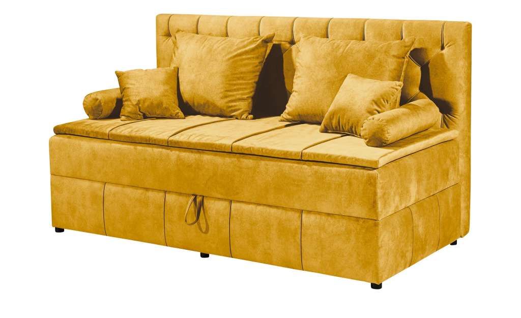 uno Polsterliege mit Bettkasten Cora ¦ gelb Betten > Polsterbetten - Höffner
