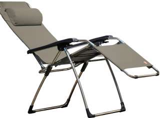 Jan Kurtz - Liege AMIDA SOFT, Cadre: Aluminium,  Bezug:100 % Polypropylen taupe, Arml. Kunststoff - outdoor
