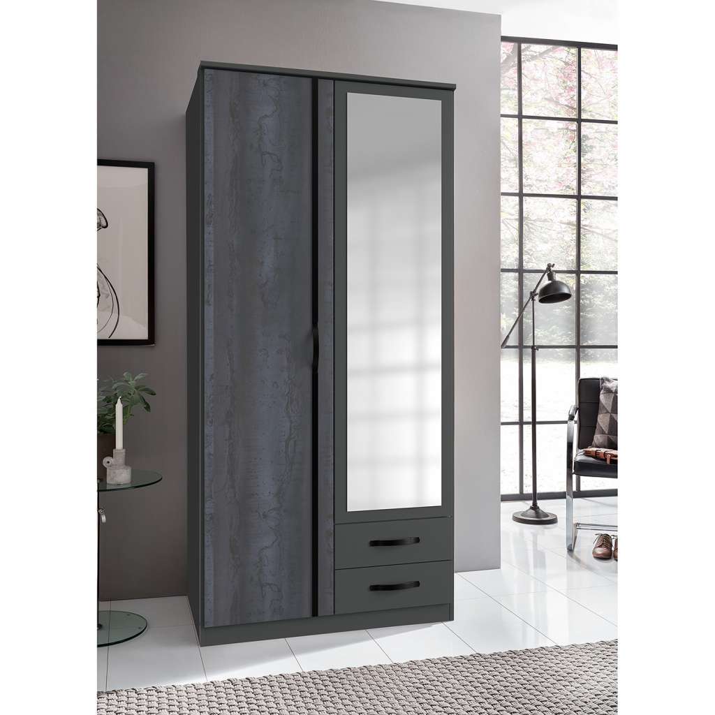 home24 Drehtürenschrank Duo2