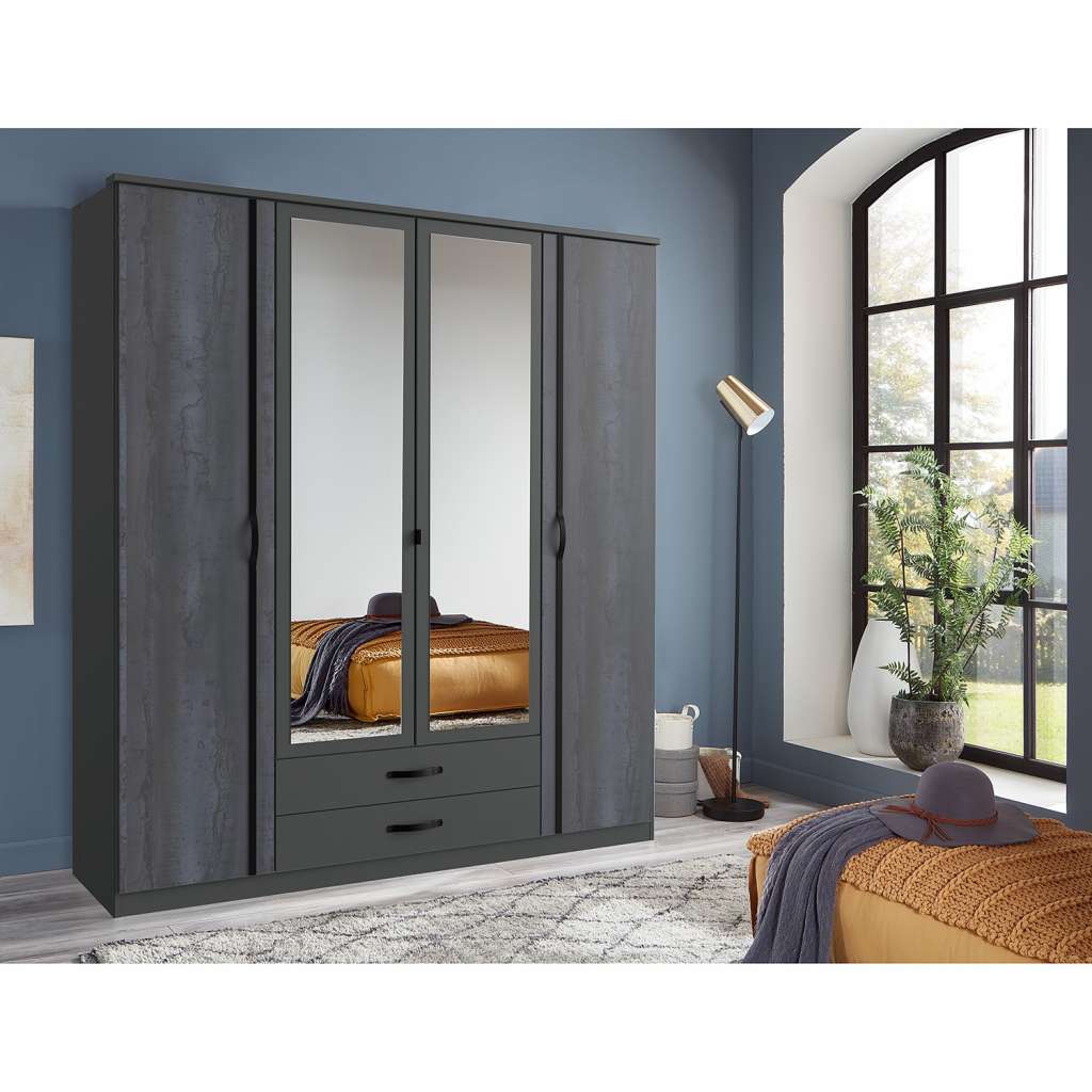 home24 Drehtürenschrank Duo2