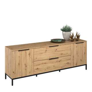 Fernseh Sideboard in Asteichefarben Metallgestell