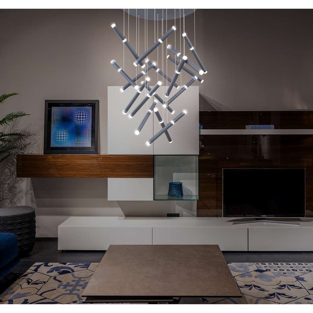 home24 LED-Pendelleuchte Kelsy IV