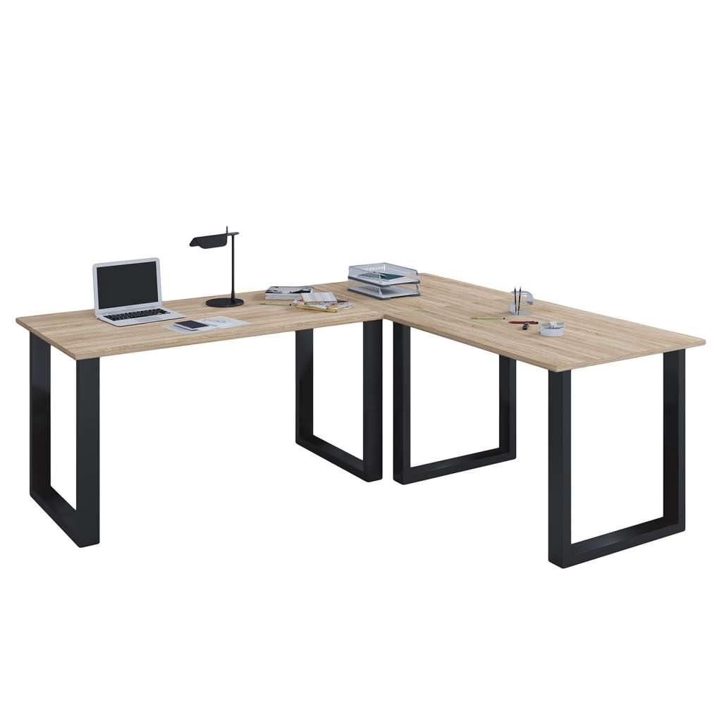 home24 Eckschreibtisch Lona
