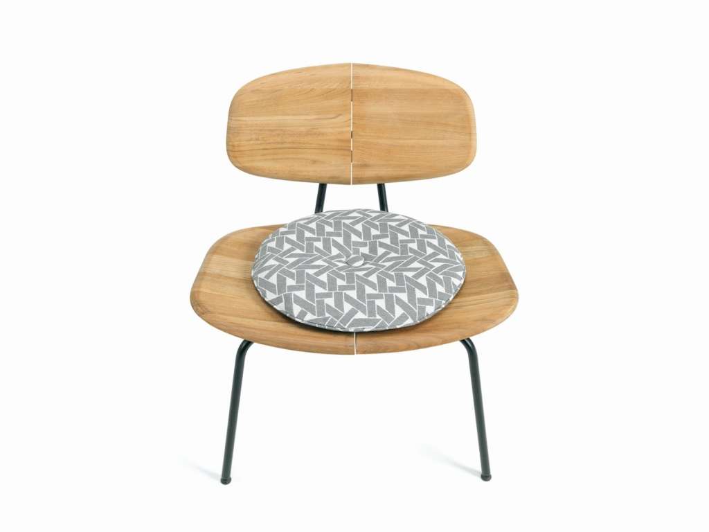 Ethimo - Agave Sitzkissen rund - geometric terra - outdoor
