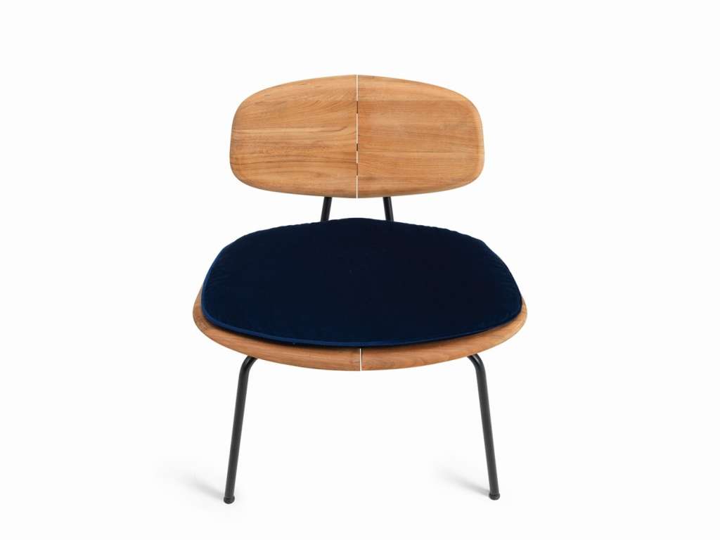 Ethimo - Agave Kissen für Lounge Sessel - velvet blue - outdoor