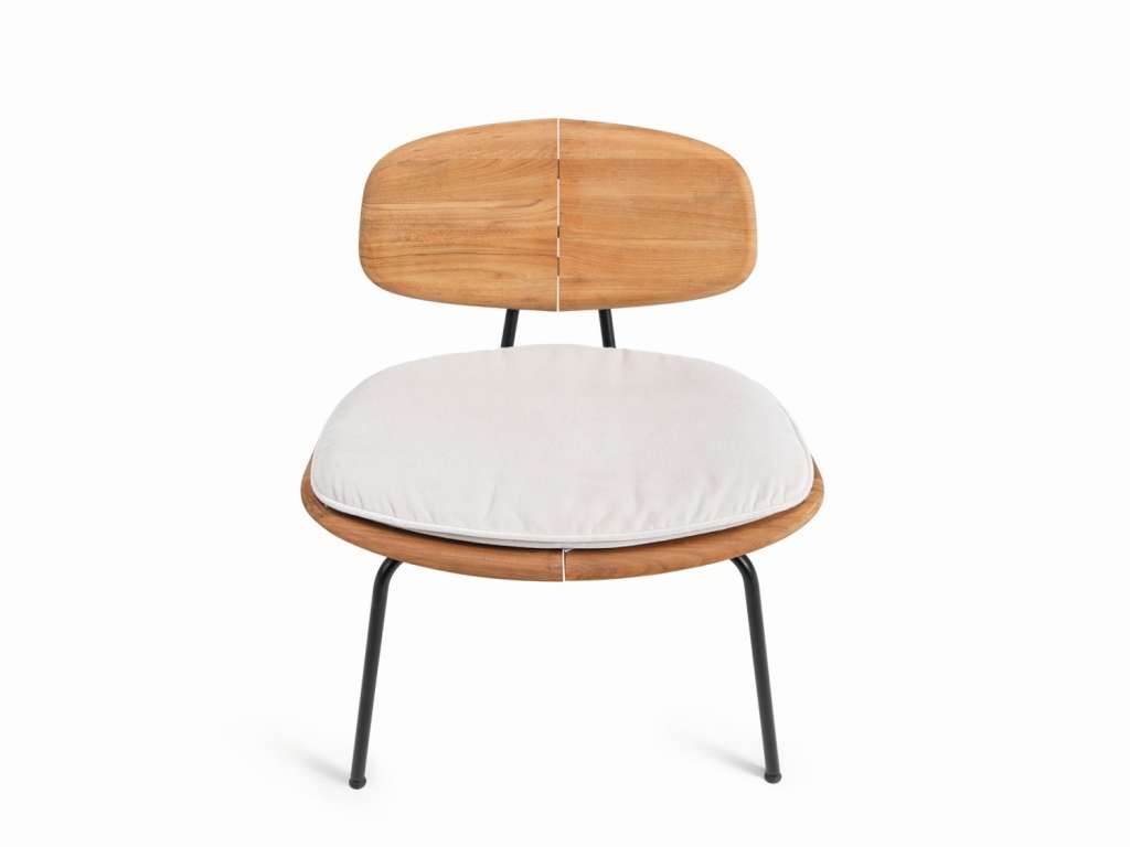 Ethimo - Agave Kissen für Lounge Sessel - velvet artic grey - outdoor