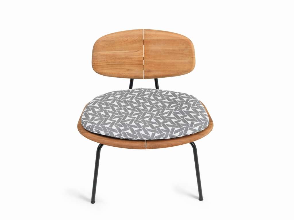 Ethimo - Agave Kissen für Lounge Sessel - geometric terra - outdoor