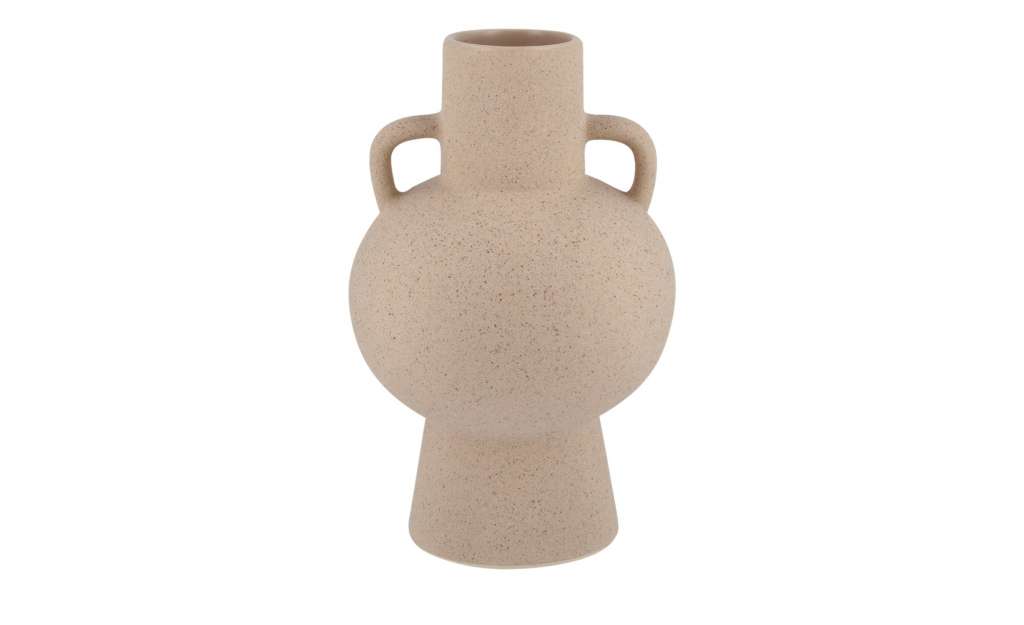 Vase ¦ beige ¦ Steinzeug Ø: 15 Dekoration > Vasen - Höffner