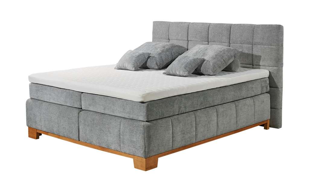 uno Boxspringbett  Bent ¦ grau Betten > Boxspringbetten > Boxspringbetten 180x200 - Höffner