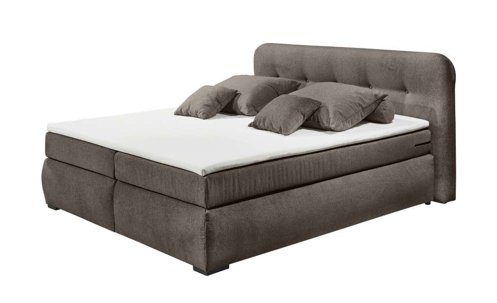 uno Boxspringbett mit Bettkasten Paula ¦ braun Betten > Boxspringbetten > Boxspringbetten 180x200 - Höffner