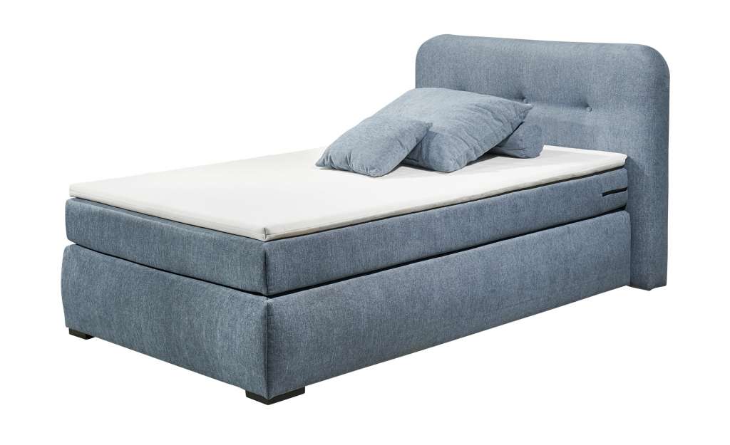 uno Boxspringbett mit Bettkasten Paula ¦ blau Betten > Boxspringbetten > Einzel-Boxspringbetten - Höffner
