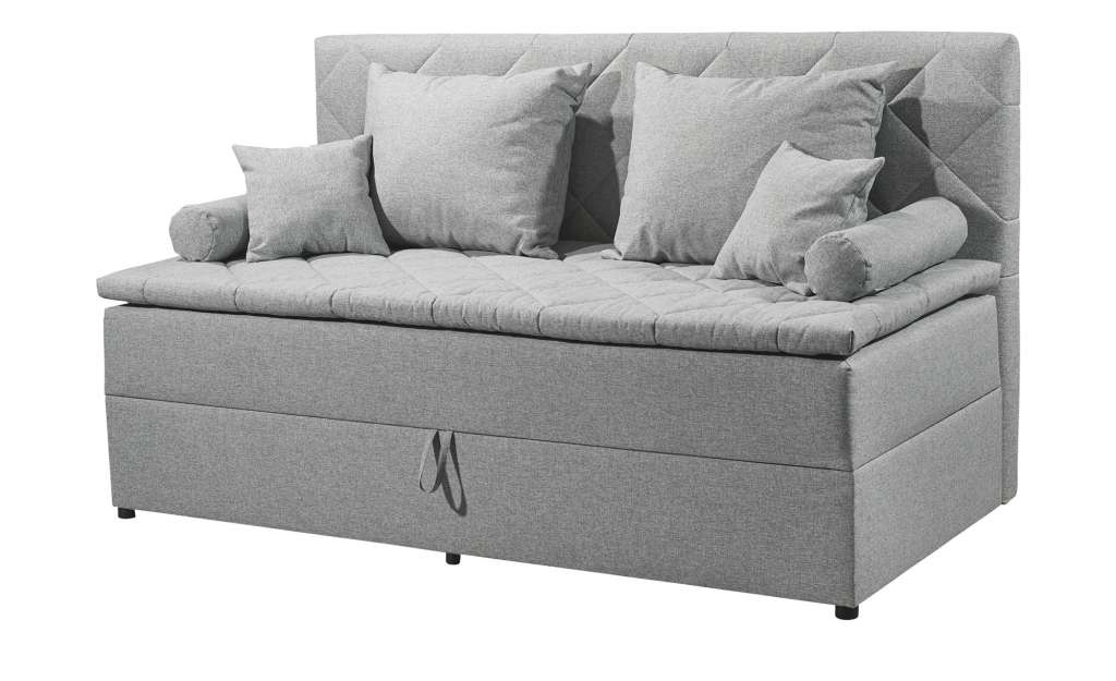 uno Polsterliege mit Bettkasten Lola ¦ grau Betten > Polsterbetten - Höffner
