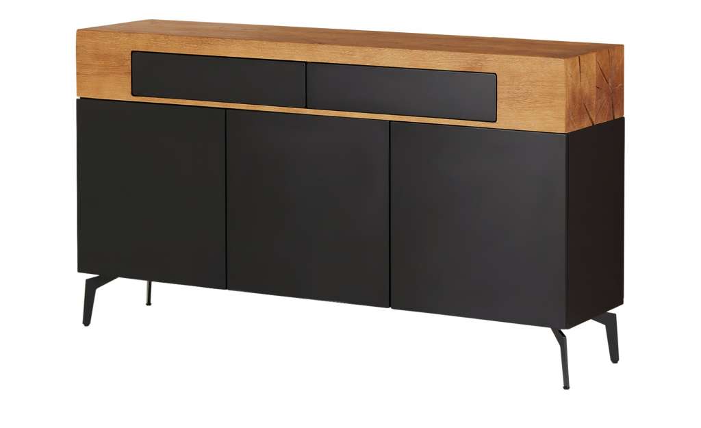 Sideboard  Enego ¦ schwarz Kommoden & Sideboards > Kommoden - Höffner
