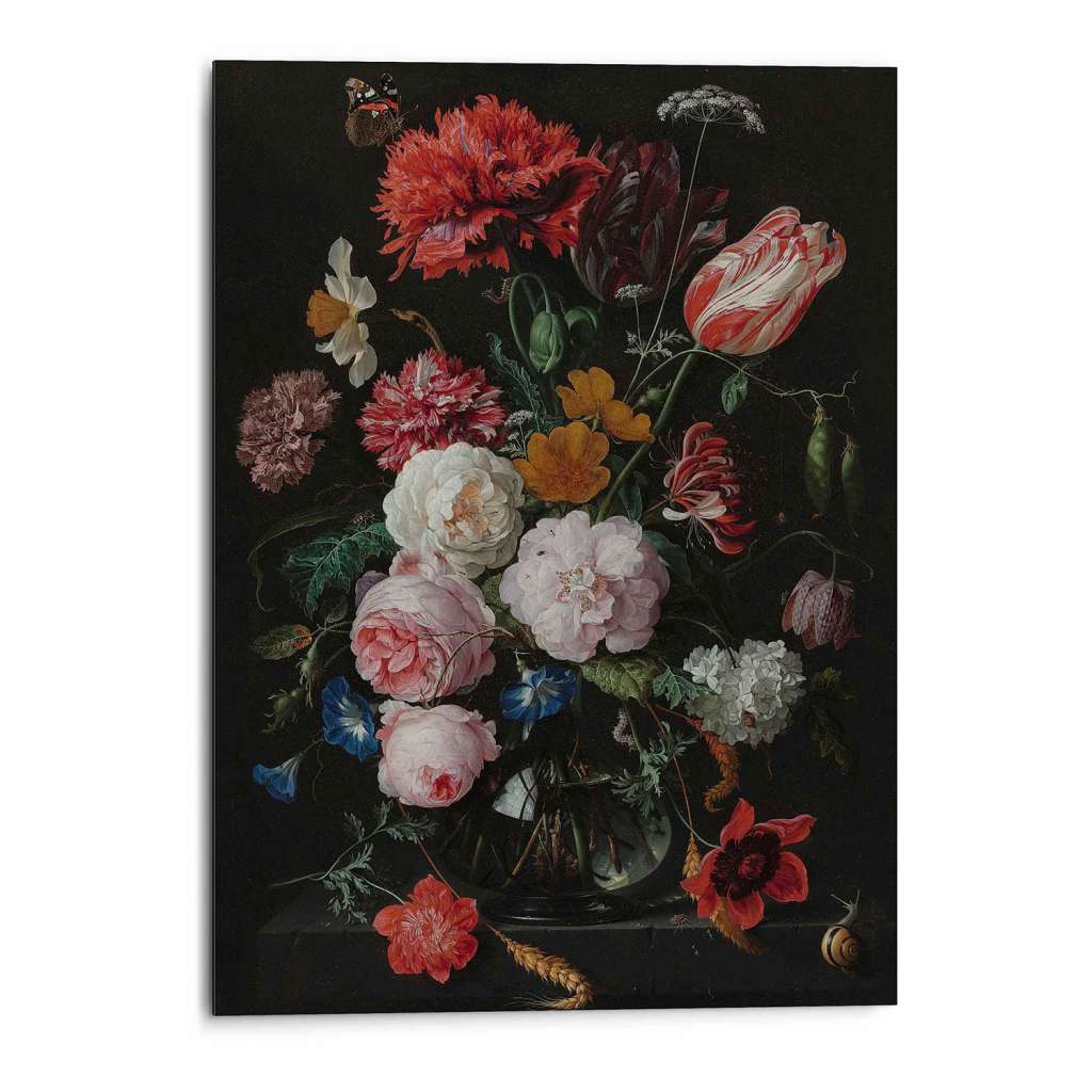 home24 Wandbild Stillleben mit Blumenvase