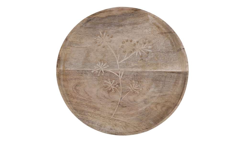 Deko Teller ¦ holzfarben ¦ Holz Ø: 32 Dekoration > Deko-Schalen - Höffner