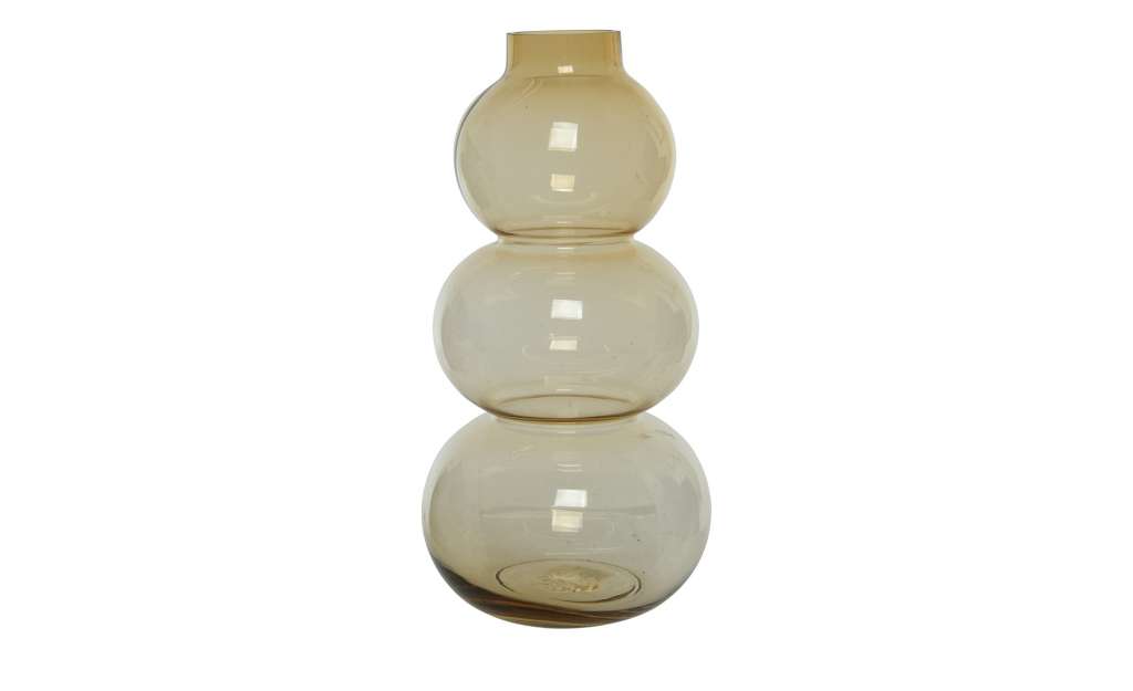 Vase ¦ braun ¦ Glas  Ø: 19 Dekoration > Vasen - Höffner