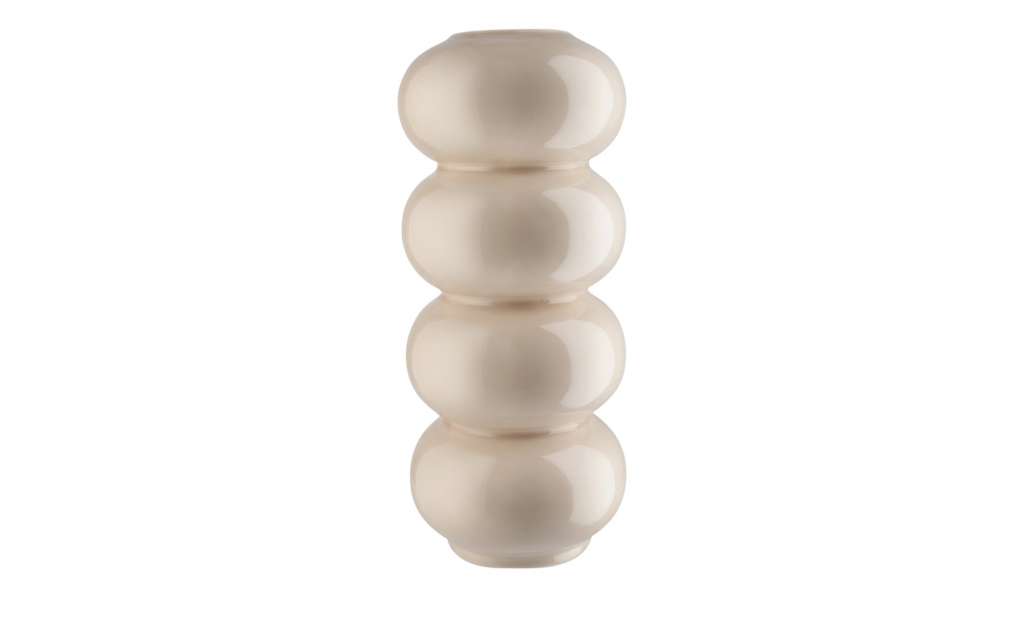 Vase ¦ creme ¦ Steingut Ø: 16 Dekoration > Vasen - Höffner