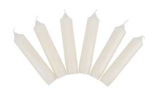 Stabkerze, 6er Set ¦ creme ¦ Wachs Ø: 2.2 Dekoration > Kerzen & Lichter - Höffner