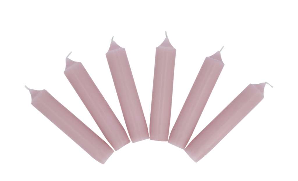 Stabkerze, 6er Set ¦ rosa/pink ¦ Wachs Ø: 2.2 Dekoration > Kerzen & Lichter - Höffner