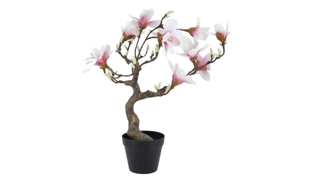 Magnolienbaum ¦ rosa/pink ¦ Kunststoff, Polyester Dekoration > Kunstblumen - Höffner