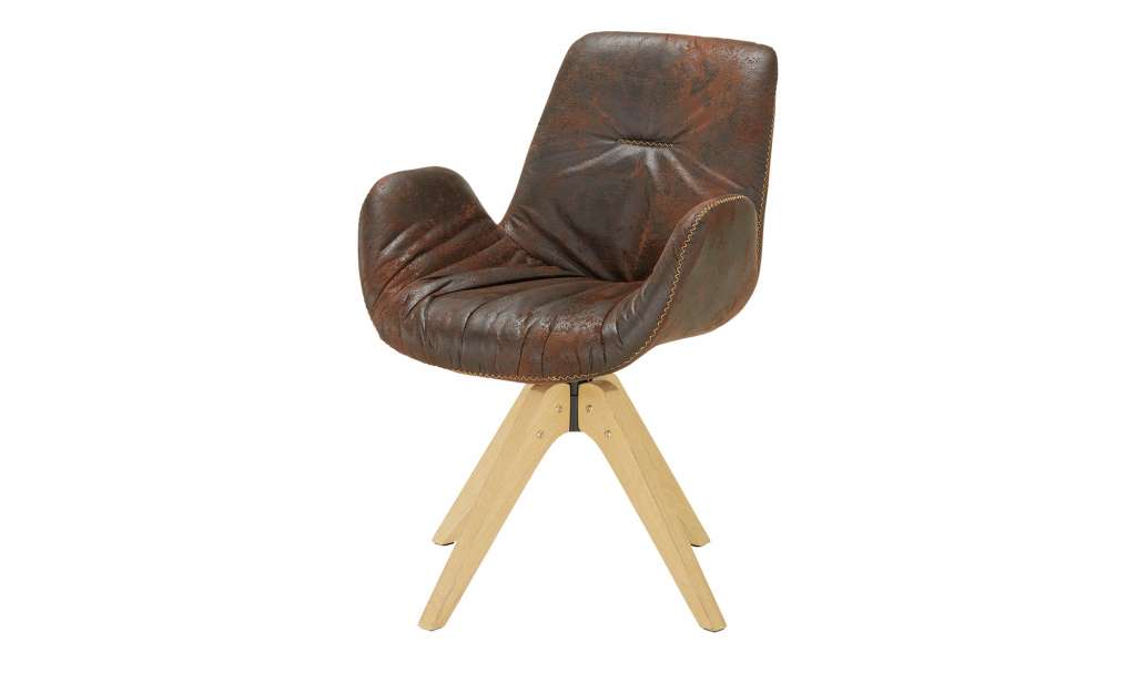 Drehsessel  Buffalo ¦ braun Stühle > Esszimmerstühle > Esszimmerstühle mit Armlehnen - Höffner
