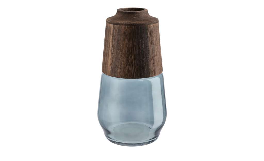 Vase ¦ holzfarben ¦ Glas , Paulownia Ø: 16 Dekoration > Vasen - Höffner
