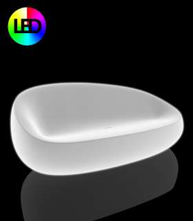 Vondom - Stone Lounge Sofa - ice - RGBW LED - outdoor