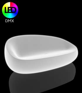 Vondom - Stone Lounge Sofa - ice - RGBW LED Remote - outdoor