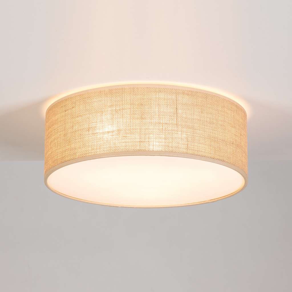 home24 Deckenleuchte Jute I