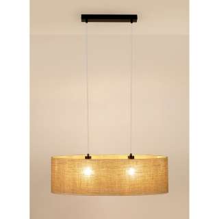 home24 Pendelleuchte Jute II