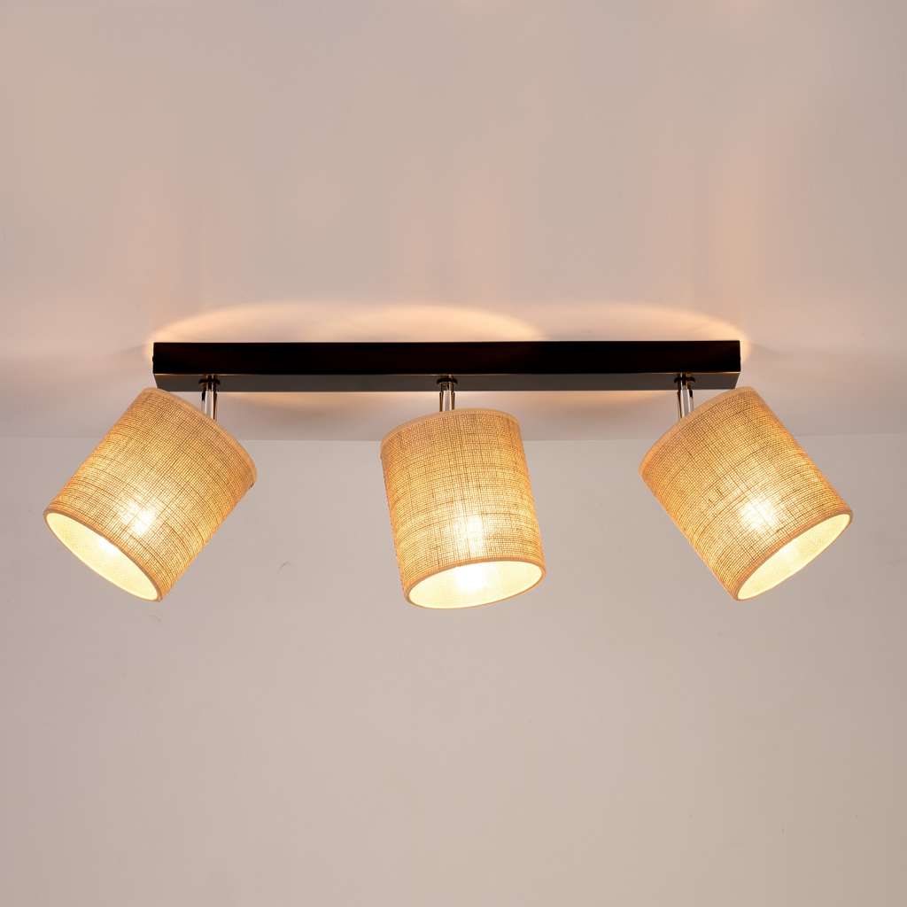 home24 Deckenleuchte Jute IV