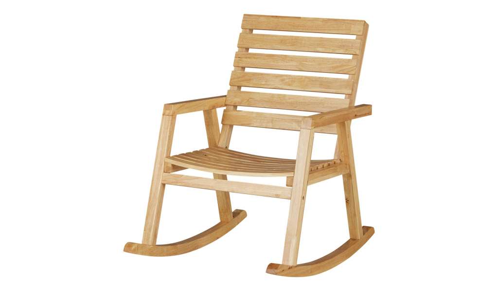 Schaukelstuhl  Rocky ¦ holzfarben Stühle > Esszimmerstühle > Esszimmerstühle mit Armlehnen - Höffner